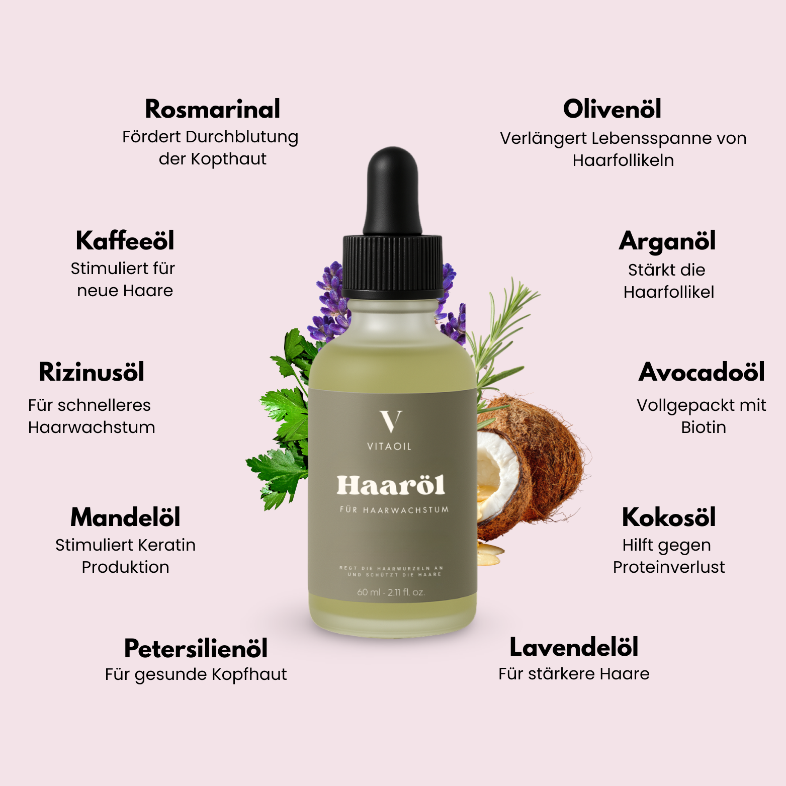 Aveloira Haaröl für schnelles Wachstum