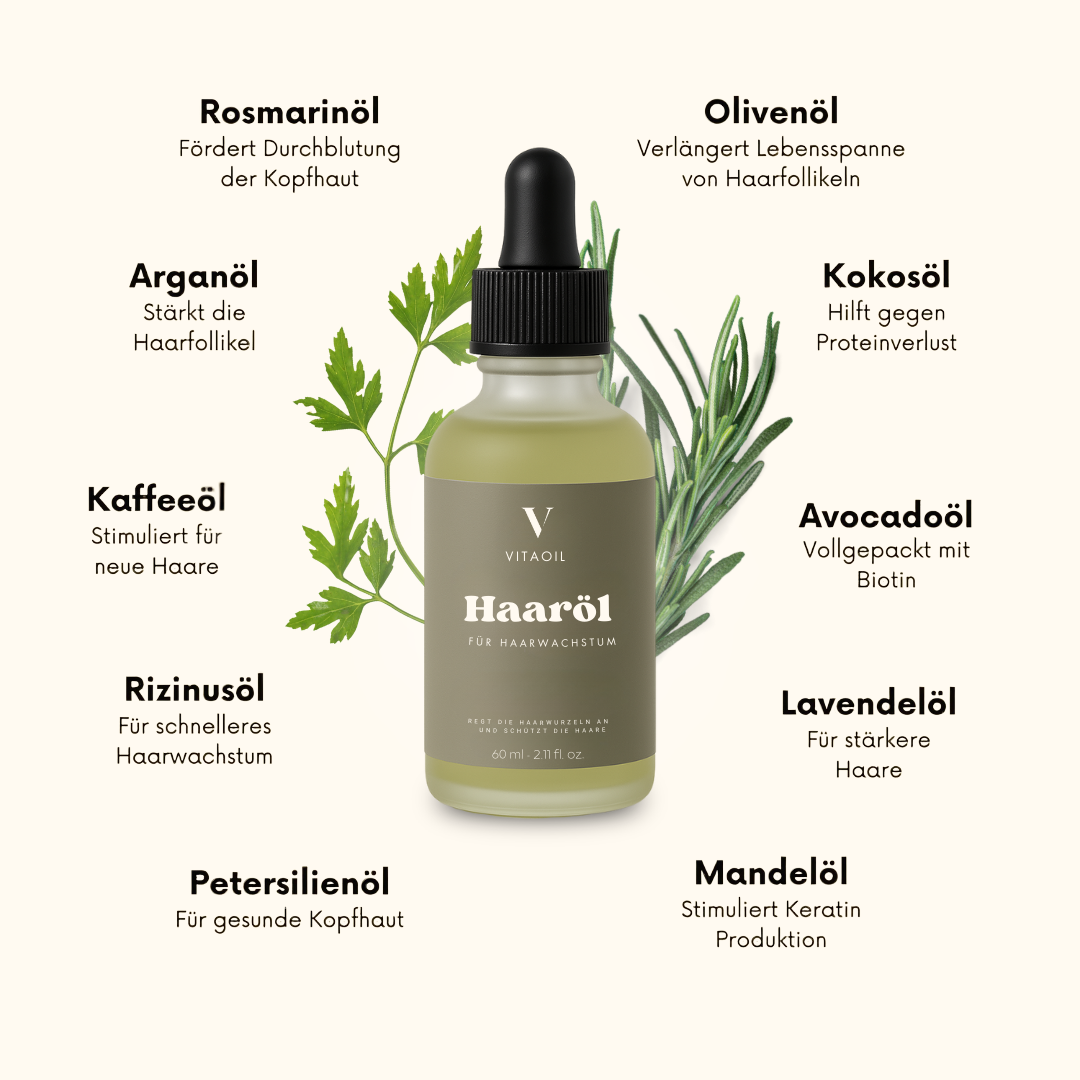 Aveloira Haaröl für schnelles Wachstum